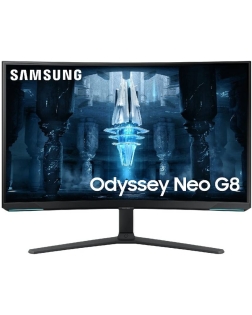  شاشة احترافية للألعاب سامسونج أوديسي Neo G8 ‏شاشة ألعاب منحنية مقاس 32 بوصة VA بدقة 4K ومعدل تحديث 240Hz سرعة استجابة 1MS- أبيض 