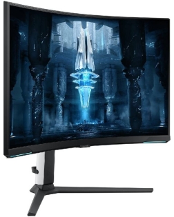  شاشة احترافية للألعاب سامسونج أوديسي Neo G8 ‏شاشة ألعاب منحنية مقاس 32 بوصة VA بدقة 4K ومعدل تحديث 240Hz سرعة استجابة 1MS- أبيض 