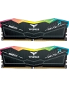 ذاكرة مكتبية TEAMGROUP T-FORCE DELTA RGB, سعة 64GB (2X32GB) , سرعة 5200 ميجاهرتز DDR5, التوقيت CL40, متوافقة مع Intel XMP 3.0, AMD EXPO - أسود 