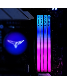 ذاكرة مكتبية TEAMGROUP T-FORCE DELTA RGB, سعة 64GB (2X32GB) , سرعة 5200 ميجاهرتز DDR5, التوقيت CL40, متوافقة مع Intel XMP 3.0, AMD EXPO - أسود 