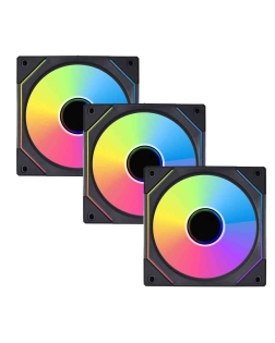 ليان لي Sl-Inf120 مراوح للكمبيوتر X3 - أسود