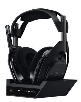 استرو A50 x لايت سبيد سماعة رأس للالعاب لاسلكي وبلوتوث مع قاعدة خاصة للشحن - اسود 