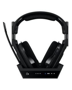 استرو A50 x لايت سبيد سماعة رأس للالعاب لاسلكي وبلوتوث مع قاعدة خاصة للشحن - اسود 